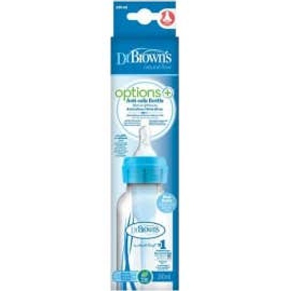 Dr. Browns Biberon Options Plus Azul 250Ml-image