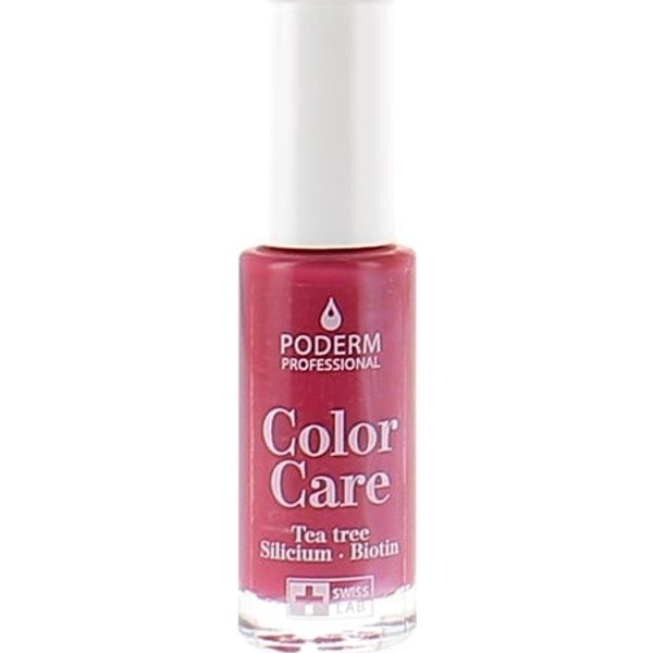 Poderm Color Care Esmalte UñAs Rojo Rosa 8Ml-image