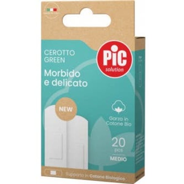 PIC Solution ApóSito Green AlgodóN Bio Medio 20 Uds-image