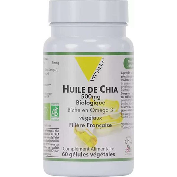 Vit'all+ Aceite De ChíA 500 Mg 60 Caps-image