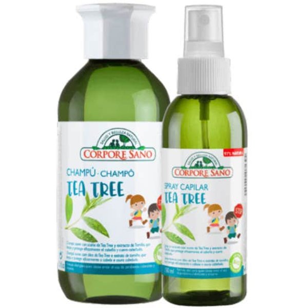 Corpore Sano Pack Tea Tree Champú + Spray Capilar-image