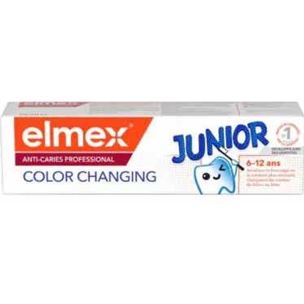 Elmex Pasta De Dientes Junior Anticaries Color Cambiante 75 Ml-image