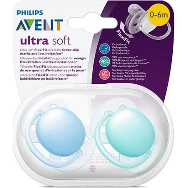 Philips Avent Chupete 0-6M Neutro 2Uds-image