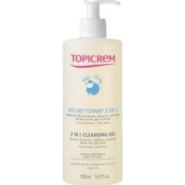 Topicrem Gel De Limpieza Para BebéS 2 En 1 OrgáNico Para Cabello Y Cuerpo 500 Ml-image