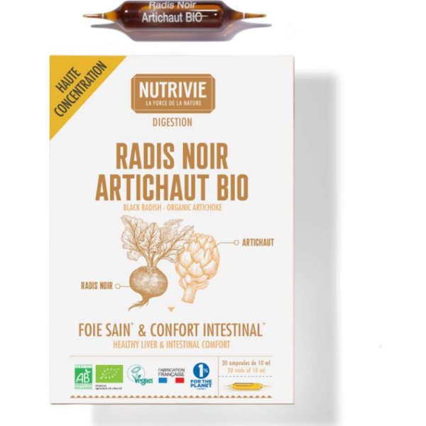 Nutrivie RáBano Negro Alcachofa Bio 20 Ampollas-image