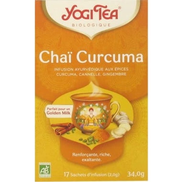 Yogi Tea Chaï Curcuma Bio 17Uds-image