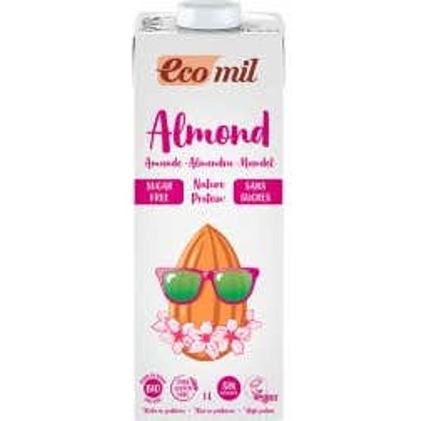 Ecomil Leche EcolóGica De Almendra Natural Con ProteíNa 1 L-image