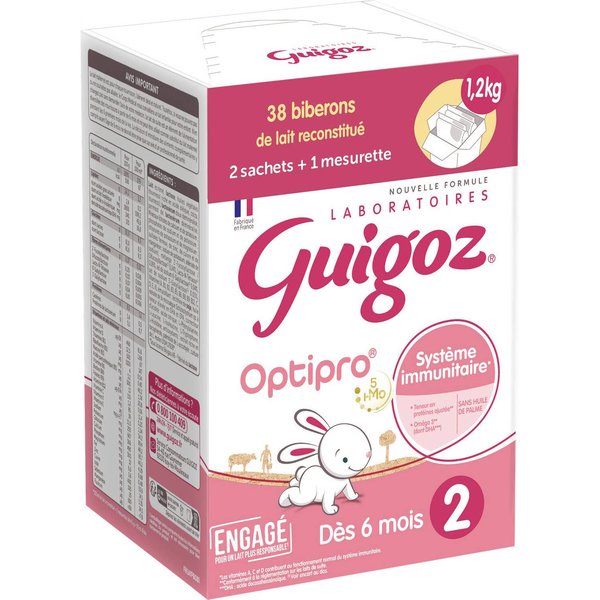 Guigoz Optipro 2 Leche En Polvo 1,2Kg-image