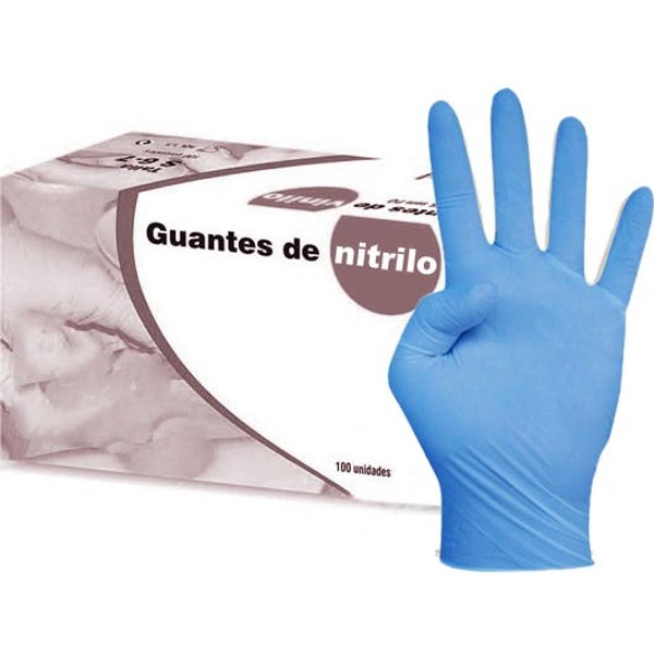Dispomedic Guantes De Nitrilo Sin Polvo Medianos 100 Uds-image