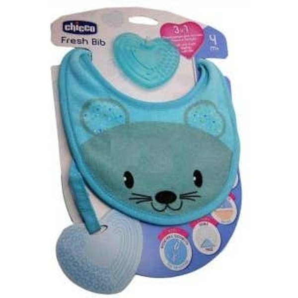 Chicco Babero Y Mordedor 2 En1 (Azul) 1 Ud-image
