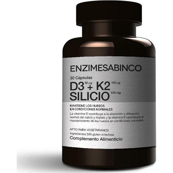 Enzime Sabinco D3 + K2 + Silicio Sistema Articular 30 Caps-image