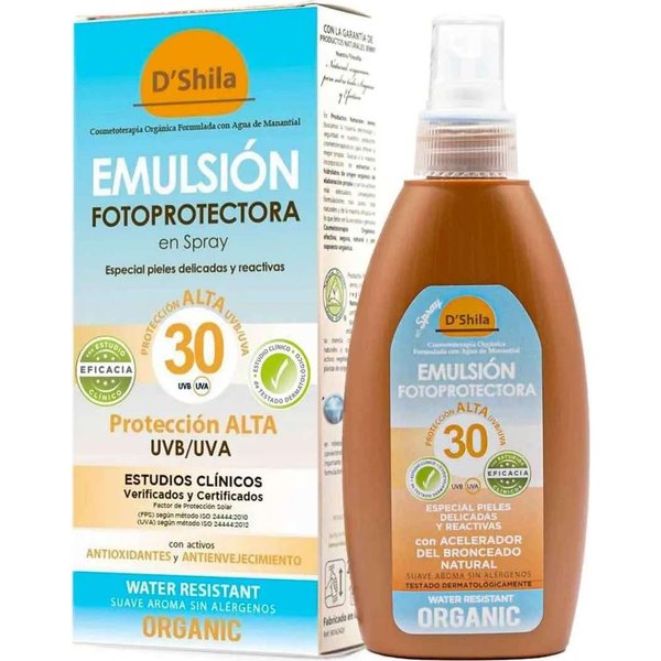D'shila EmulsióN Fotoprotectora En Spray SPF30 200Ml-image