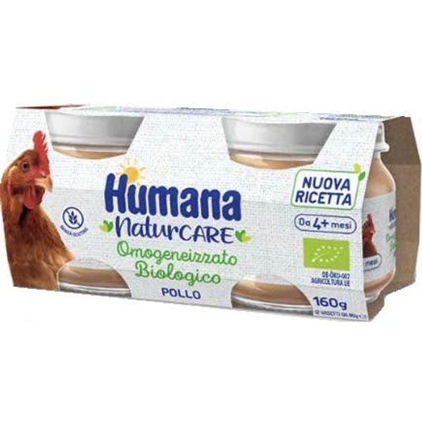 Humana Natur Care Homogeneizado Pollo Eco +4 M 2X80 G-image