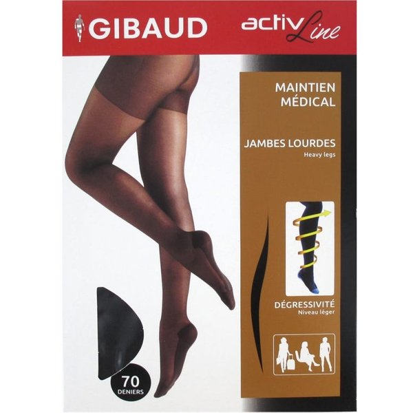 Gibaud Activline Medias Suaves Negro T5 1 Ud-image