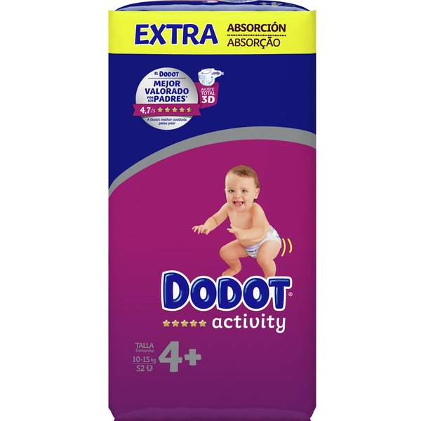 Dodot Activity PañAles T4 Extra 52Uds-image