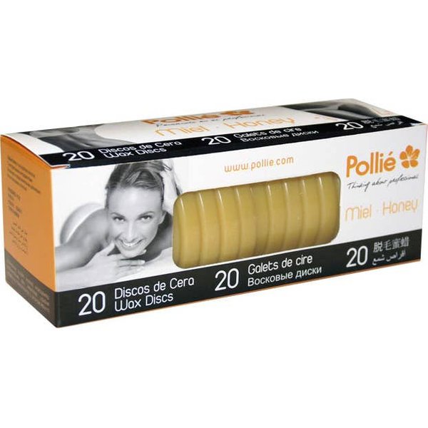 Eurostil Pollié Discos Cera Caliente Miel Piel Sensible 20Uds-image
