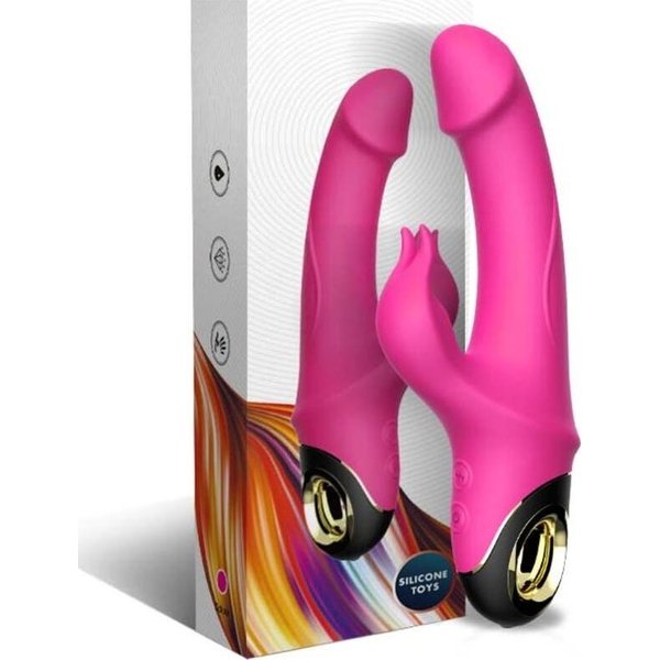 Armony Meteror Dildo Vibrador Rabbit Rotador Fucsia 1 Ud-image