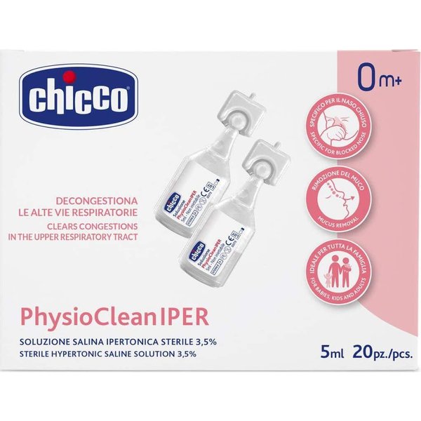 Chicco Physiocleaniper SolucióN Salina HipertóNica 20 X5 Ml-image