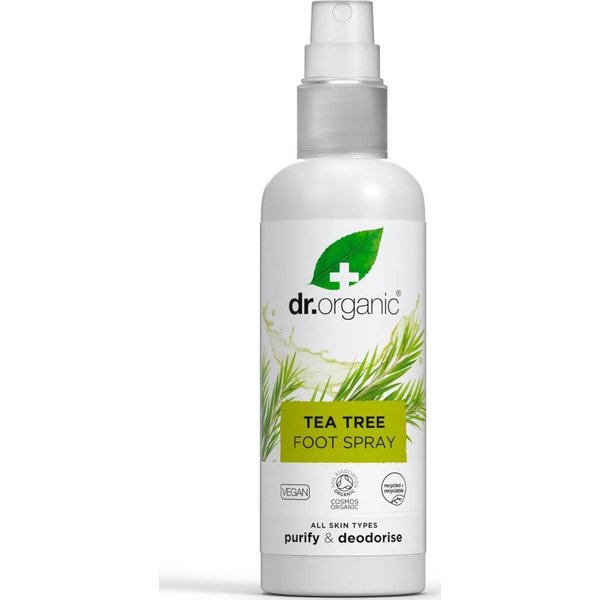 Dr. Organic Spray Desodorante Pies Arbol Del Te 100Ml-image