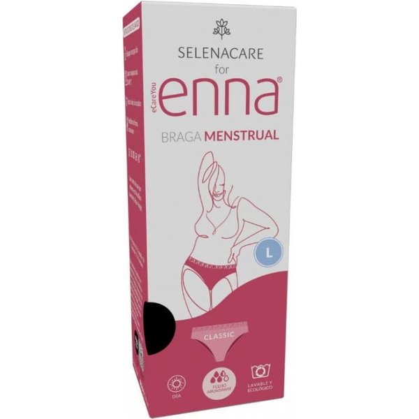 Enna Braga Menstrual Classic DíA Flujo Abundante Negro L 1Ud-image