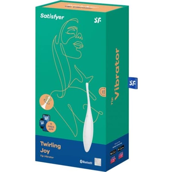 Satisfyer Twirling Joy Vibrador Blanco 1Ud-image