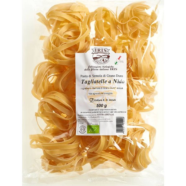 Iris Pasta Tagliatelle Nido Trigo Duro Bio 500G-image