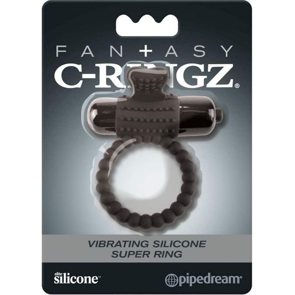 Fantasy C-Ringz Anillo Vibrador Silicona Negro 1Ud-image