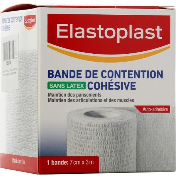 Elastoplast Venda CompresióN Cohesiva Sin LáTex Blanca 7 Cmx3 M-image