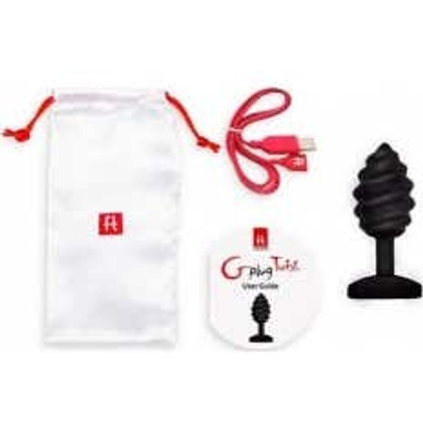 G-Vibe Plug Twist Con Vibracion Negro 1Ud-image