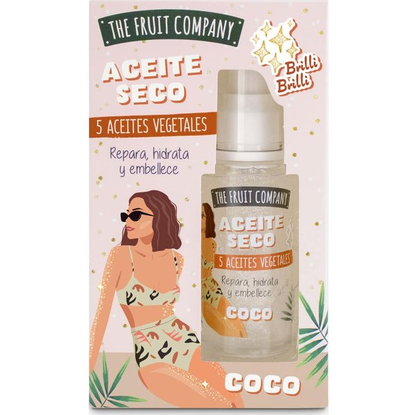 The Fruit Company Dry Oil Glitter Coco 40Ml-image