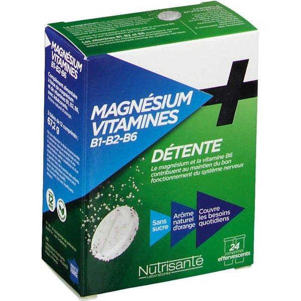 ¿NuttralizacióN? Magnesio + Vitaminas B1 B2 B6 2 Tubos De 12 Comprimidos-image