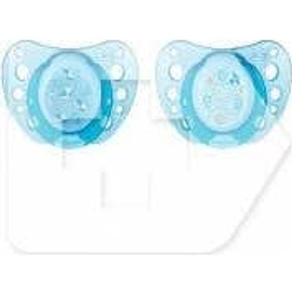 Chicco® Chupete Caucho AnatóMico 0 M+ Azul 2 Uds-image