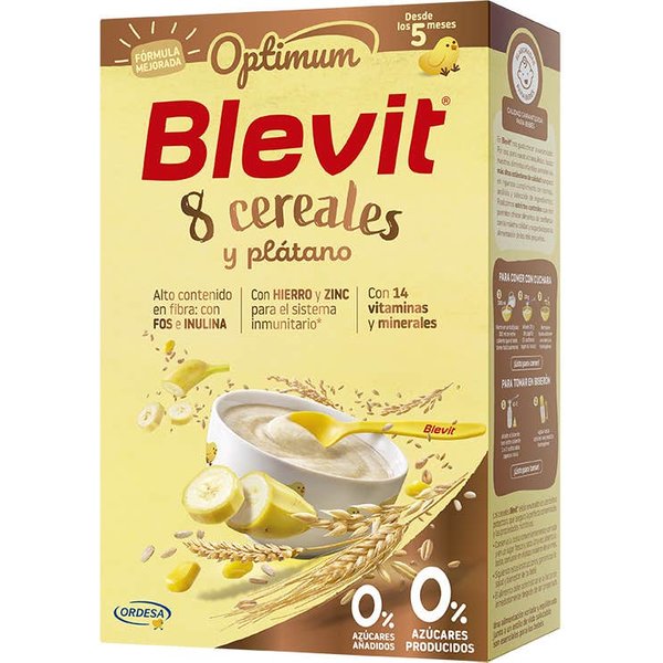 Blevit® Optimum 8 Cereales + PláTano 250 G-image