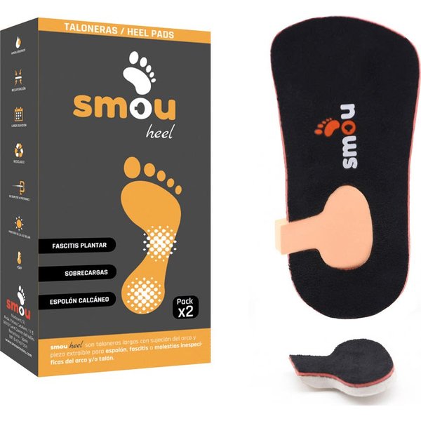 Smou Heel Talonera Larga Fascitis Y EspolóN 42-43-44 2Uds-image
