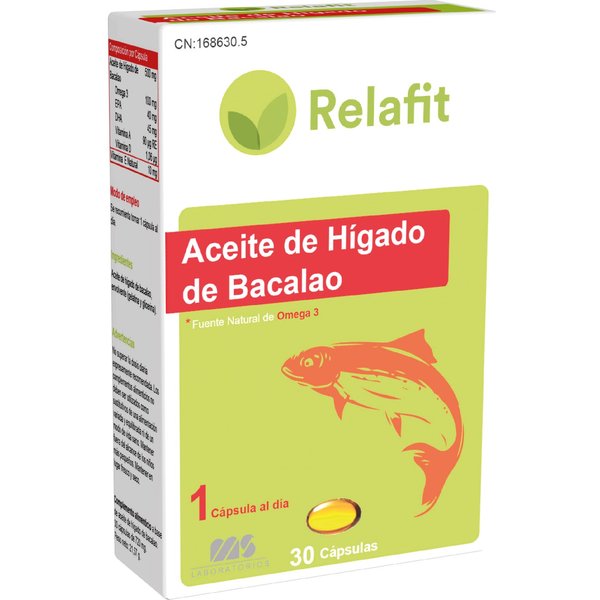 Relafit Aceite De HíGado De Bacalao 30 Perlas-image