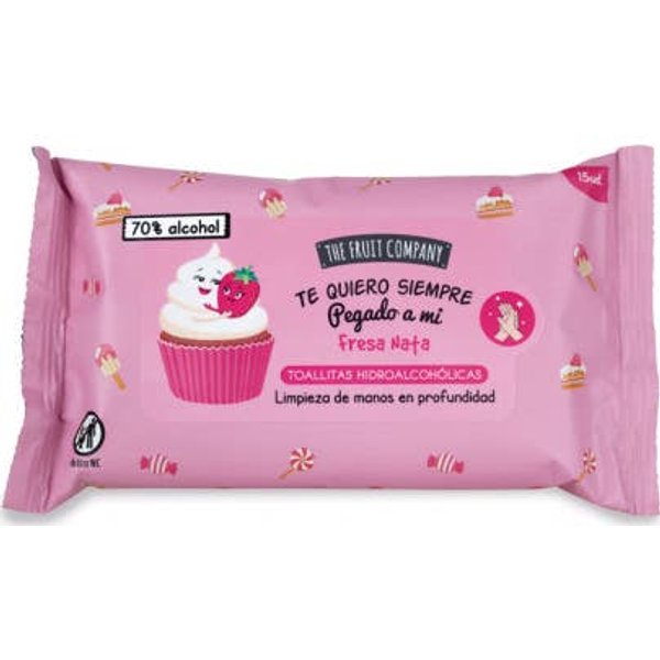 The Fruit Company Toallitas Hidroalcoholicas Fresa 15Uds-image