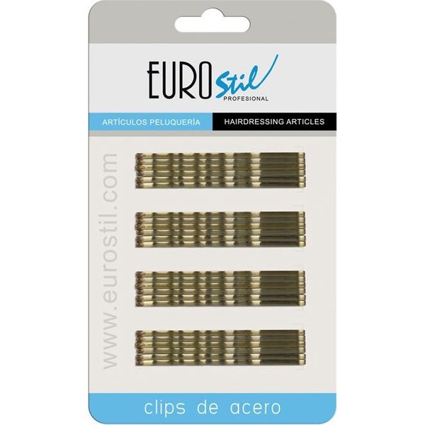 Eurostil Clips Acero 70Mm Bronce 4Uds-image