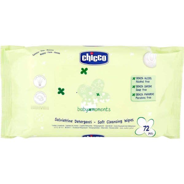 Chicco Baby Moments Toallitas HúMedas A Las Flores 72 Uds-image