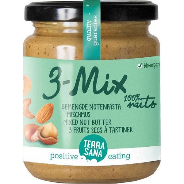 Terrasana 3-Mix Crema Frutos Secos Sin Cacahuete Bio 250G-image