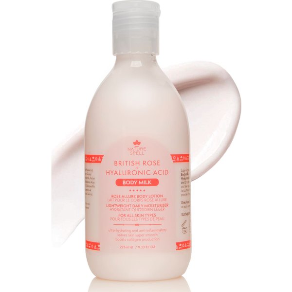 Nature Spell Leche Corporal Rosa Y ÁCido HialuróNico 276Ml-image