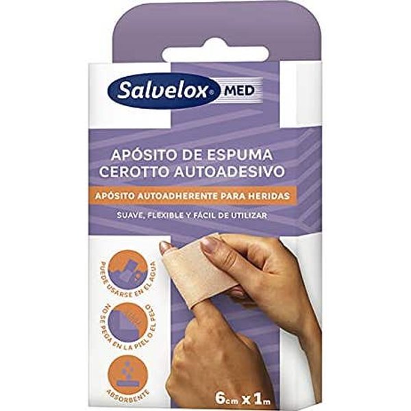 Salvelox Med Aposito Espuma Autoadhesivo 6Cmx1M-image