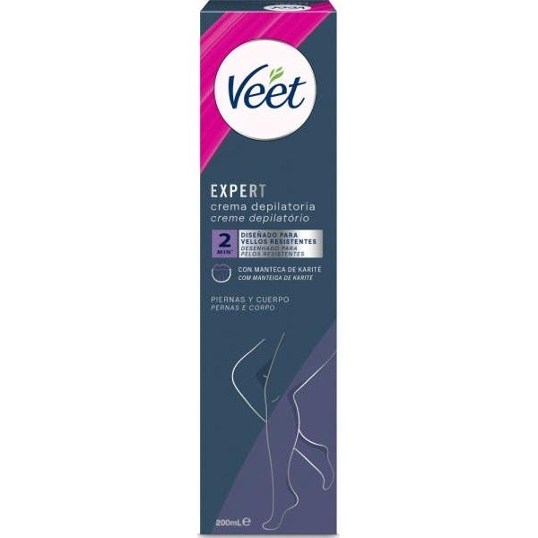Veet Expert Crema Depilatoria Piernas Y Cuerpo 200 Ml-image
