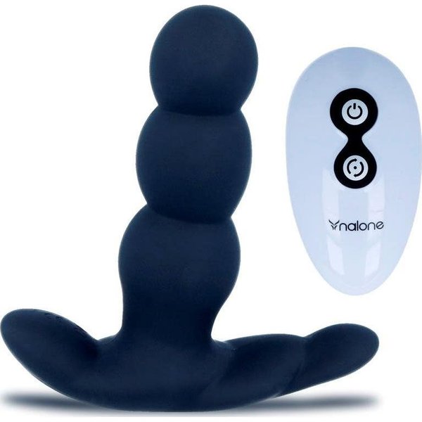 Nalone Pearl Vibrador Anal Control Remoto Negro 1 Ud-image