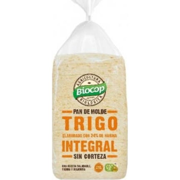 Biocop Pan Molde Trigo Integral Sin Corteza Bio 300 G-image