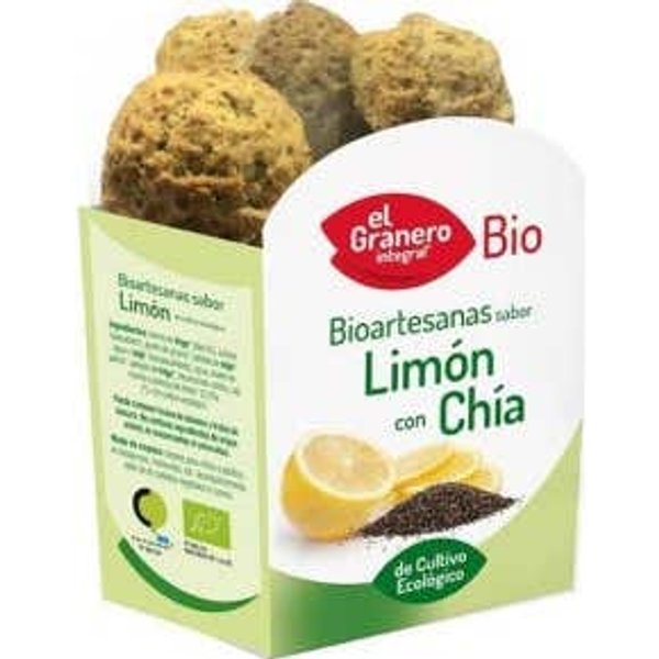 El Granero Galletas Limon Chia Bioartesana 250Gr-image