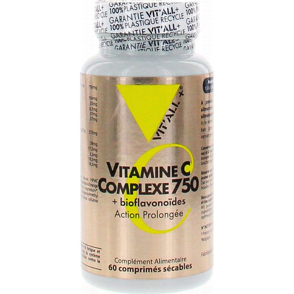 Vit'all+ Complejo De Vitamina C 750 + Bioflavonoides 60Comp-image
