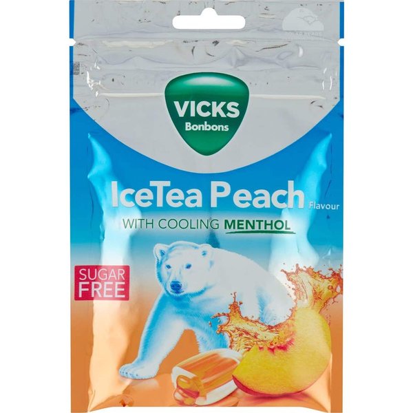 Vicks Bombones Ice Tea MelocotóN 72G-image
