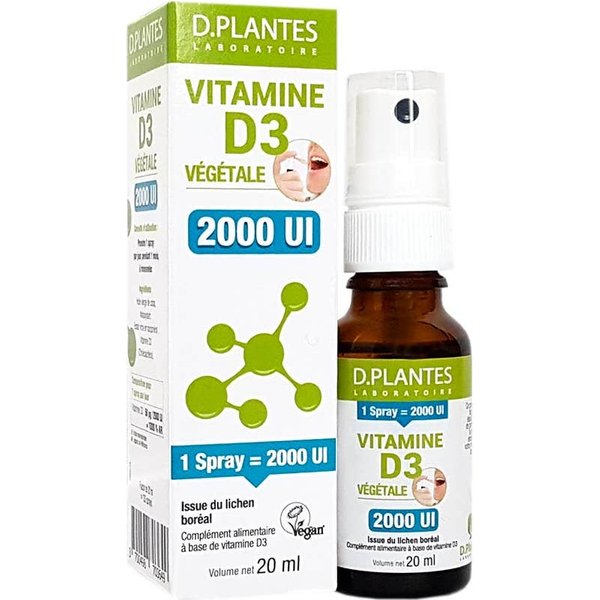 D.Plantes Vitamine D3 VéGéTale 2000 Ui Spray 20 Ml-image