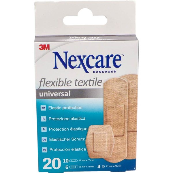 Nexcare® Textile Strips Tiras Adhesivas Surtido 20Uds-image