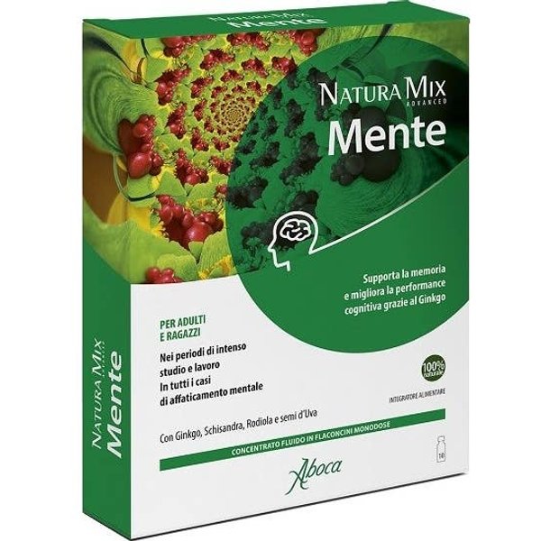 Aboca Natura Mix Advanced Mente Fluido Concentrado 10 Viales-image